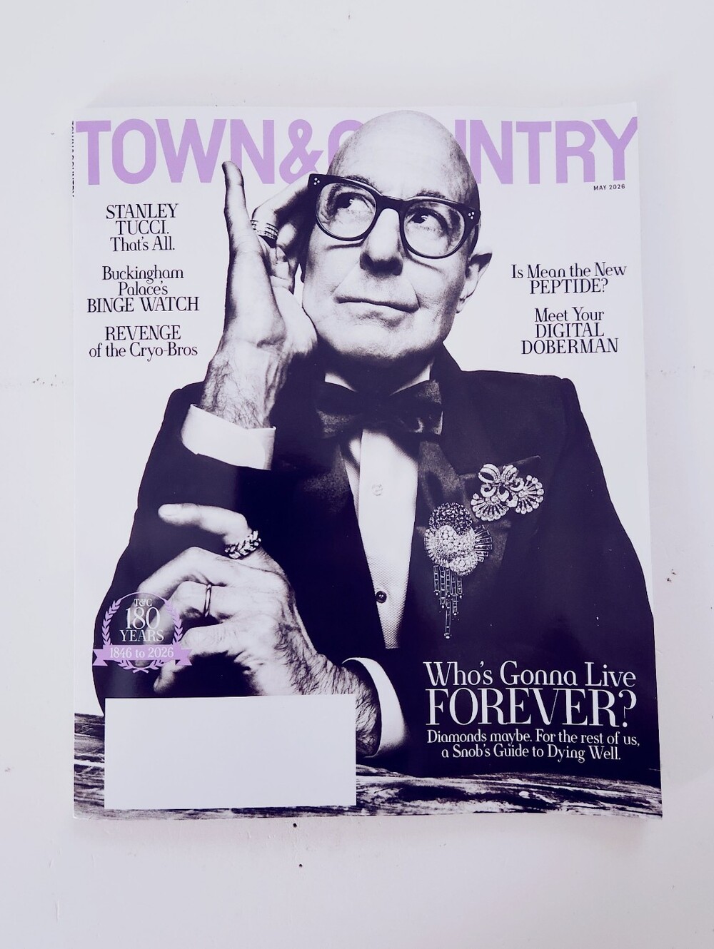 🍭7/$15 Town & Country Magazine May 2026 Stanley Tucci